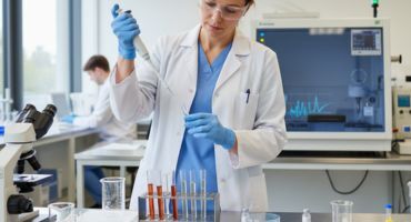 infirmier en laboratoire
