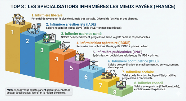 salaire infirmire